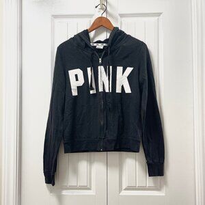 VS PINK Zip-Up Hoodie Black - M